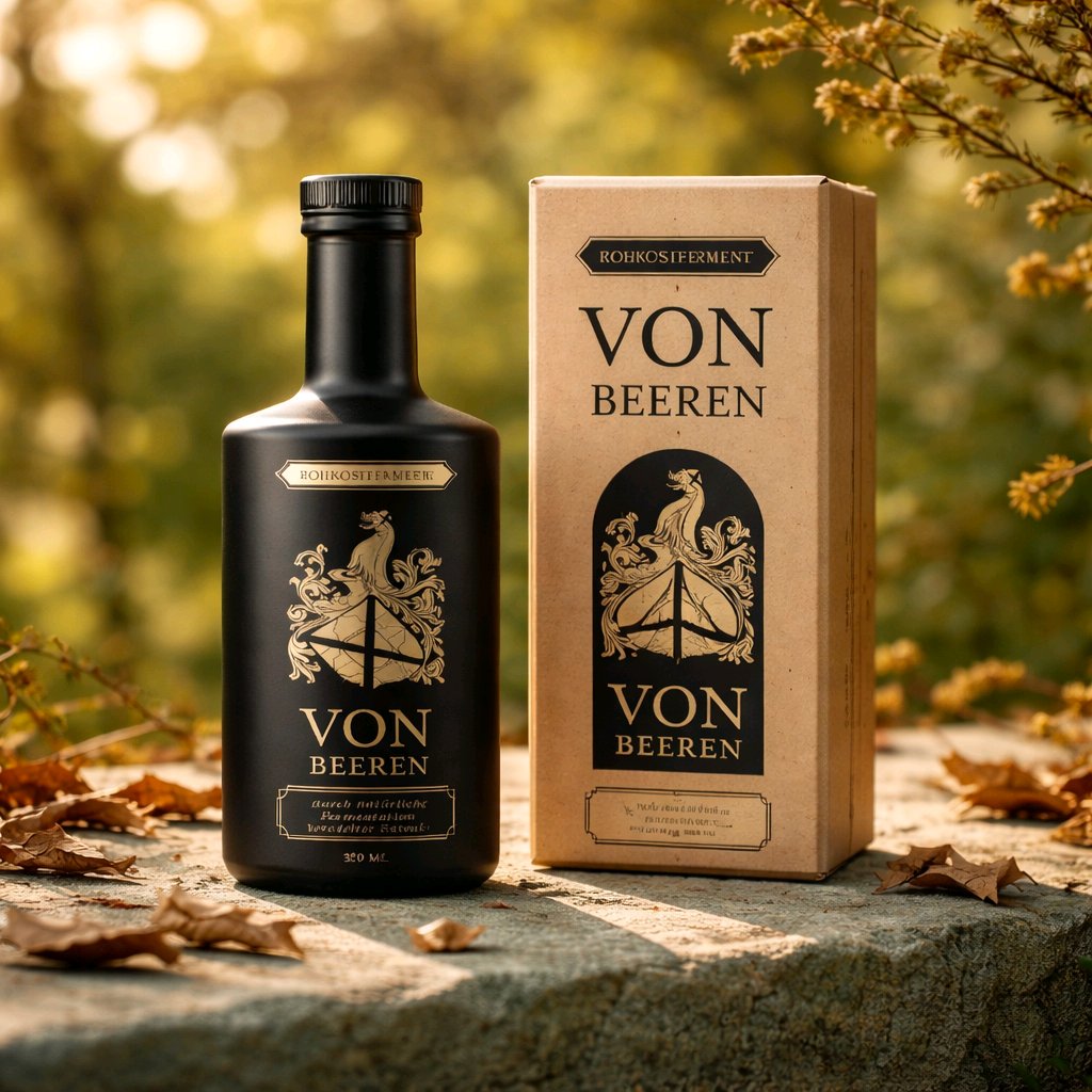 VON Beeren- das beerige Flüssigferment mit lebenden Bakterienkulturen und Kräutern