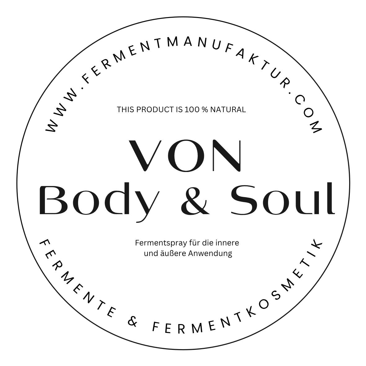 VON Body & Soul- Spray gegen Entzündungen des Zahnfleisches und bei Hautirritationen