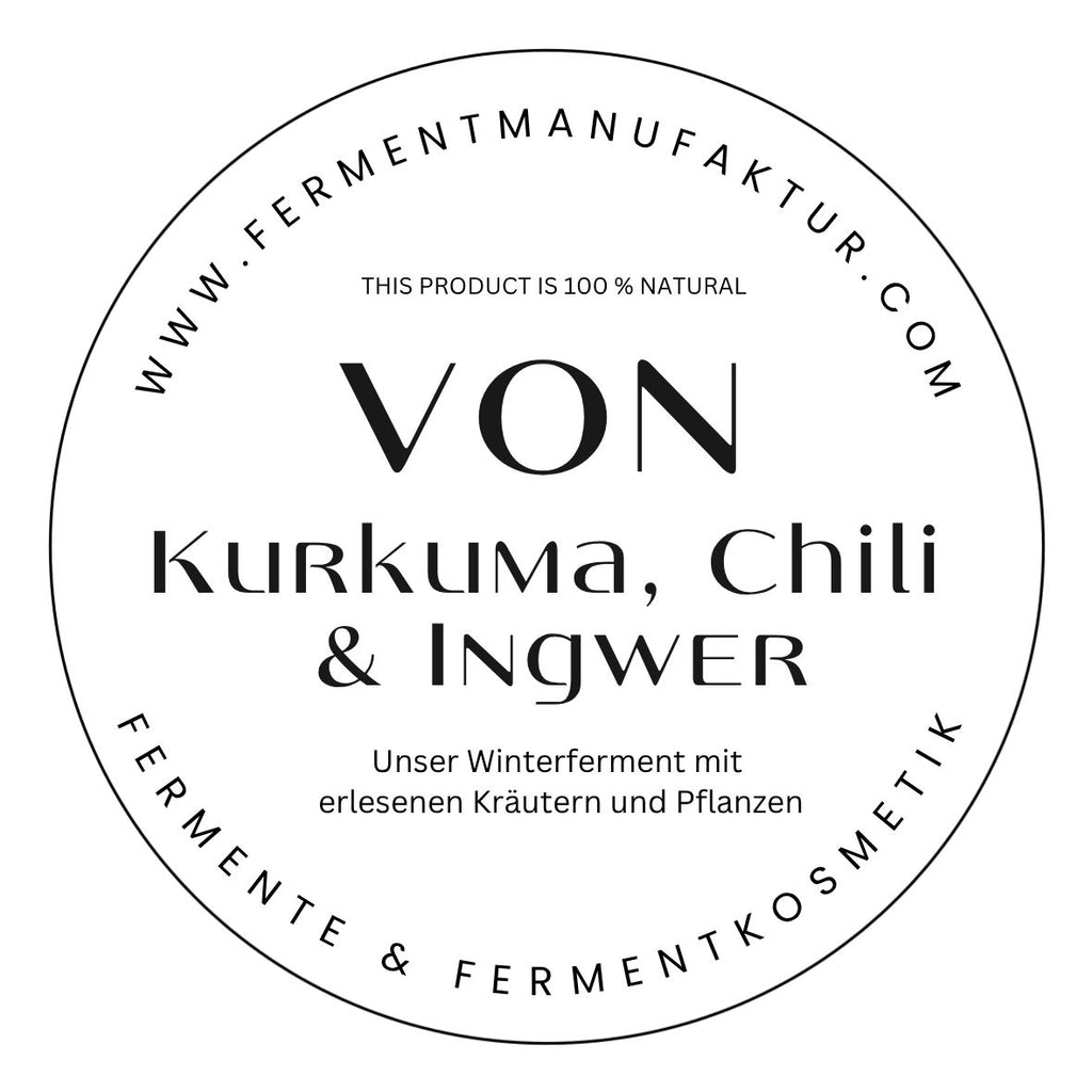 VON Kurkuma, Chili, Ingwer unser besonderes Winterferment