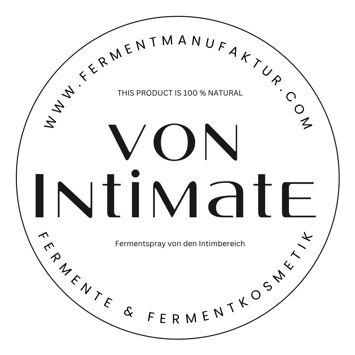 VON Intimate der Fermentspray mit edelsten Kräutern für den Intimbereich